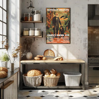 Darwin Evolution Vintage Educational or Infographic Poster