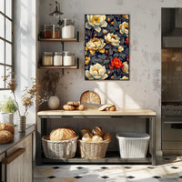 Floral Elegance Wall Art Print for Home Decor