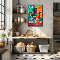 Fly to Saint Pierre and Miquelon Poster