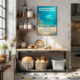 Discover The Charm Of The Blue Green Poster