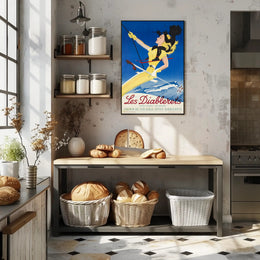 Les Diablerets Ski Resort Poster PosterGoat