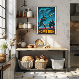 HOME RUN Fantasy Baseball Poster
