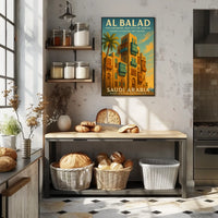Al Balad The Colorful Old City Of Poster