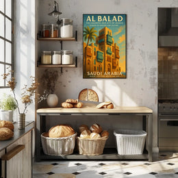 Al Balad The Colorful Old City Of Poster