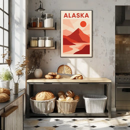 Alaska A Scenic Tribute Poster