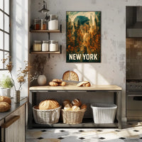 New York Cityscape Poster