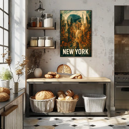New York Cityscape Poster