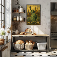 New York Iconic Cityscape Poster