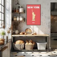 Statue of Liberty: Icon of Freedom Travel Poster PosterGoat