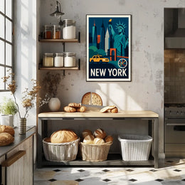 Iconic New York City Poster