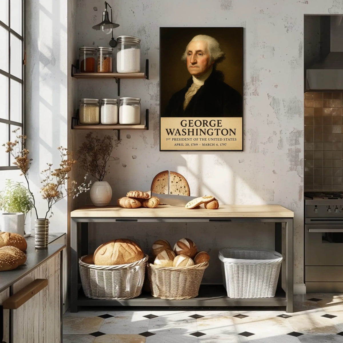 George Washington 1St President Poster