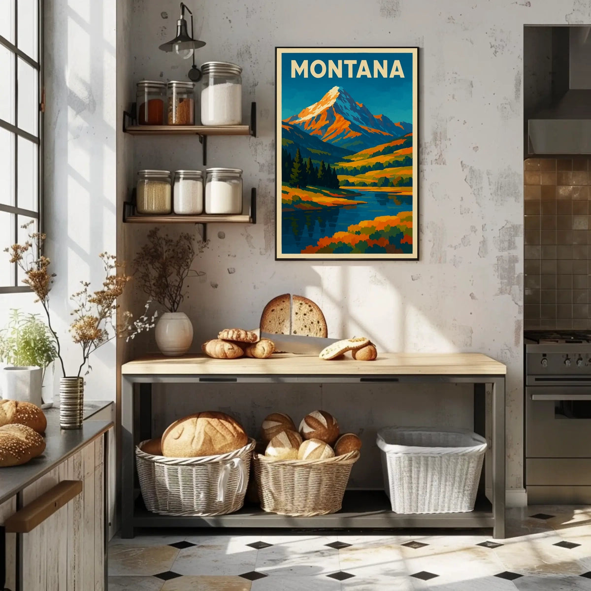 Montana Landscape Poster