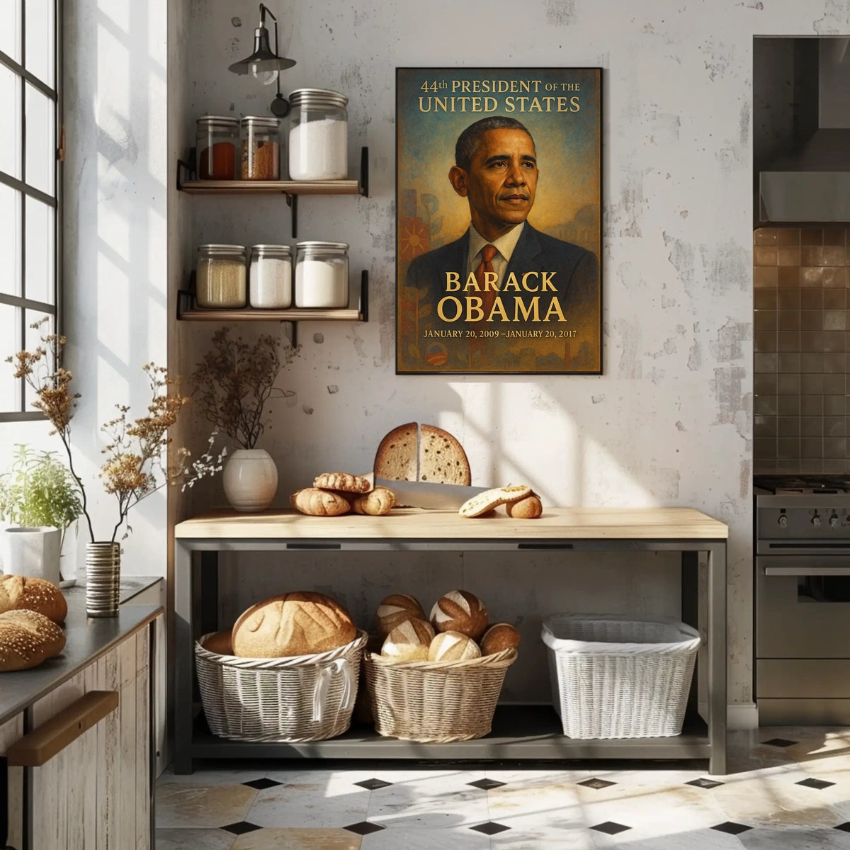 Barack Obama President 44th President Formal Style Poster