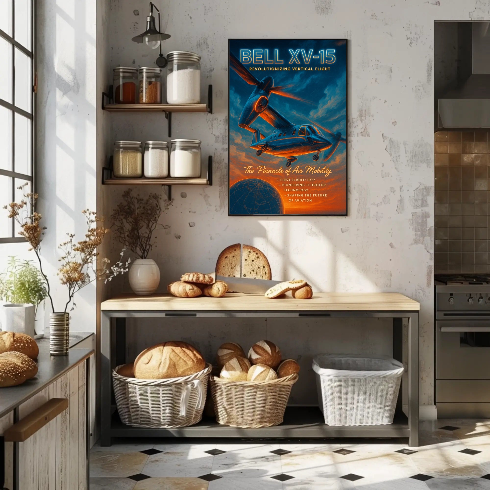 Bell XV-15 Revolutionizing Vertical Flight Poster PosterGoat