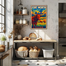 Fort Worth, Texas Poster