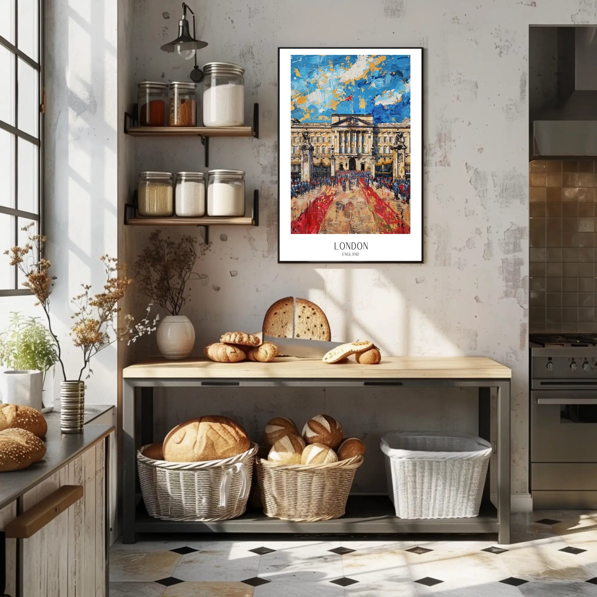 Buckingham Palace Impressionism: Cultural or Heritage Poster PosterGoat