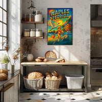 Naples, Florida The Sunshine States Gem Poster