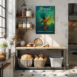 Brazil A Tapestry Of Culture And Poster
