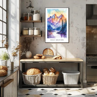 Majestic Rocky Mountains Poster PosterGoat