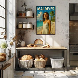 Maldives Paradise Poster