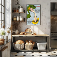 Humanitarian Aid Milk Initiative Vintage Educational or Infographic Poster PosterGoat