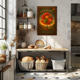 Welcome to Vermont Wall Art Print