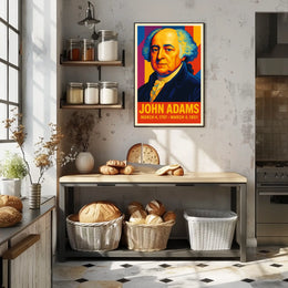 John Adams 2nd President Poster