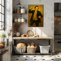 President James Monroe Funny Fist Pump Poster