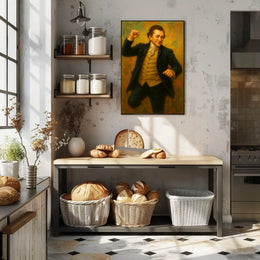 President James Monroe Funny Fist Pump Poster