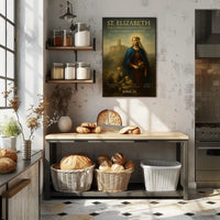 St. Elizabeth Compassionate Healer Poster