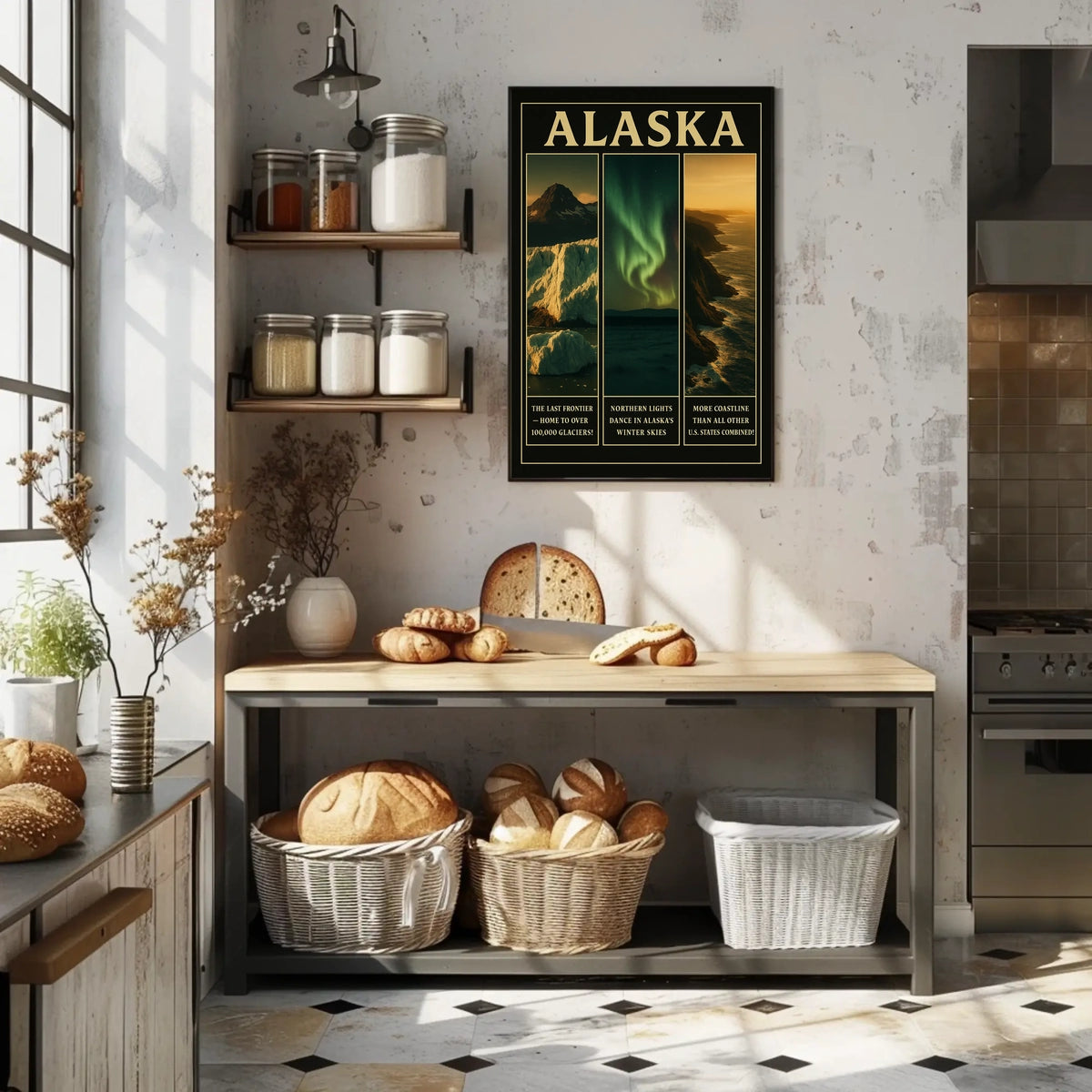 Discover Alaska The Last Frontier Poster