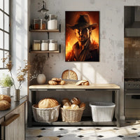 The Fiery Adventurer Poster