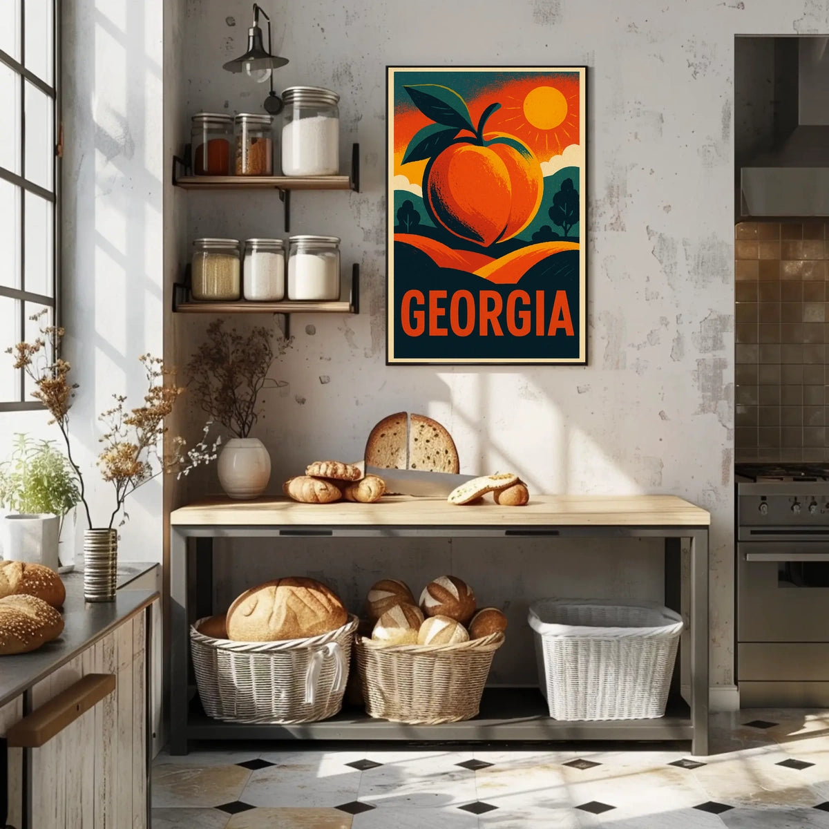 Georgia Peach Poster