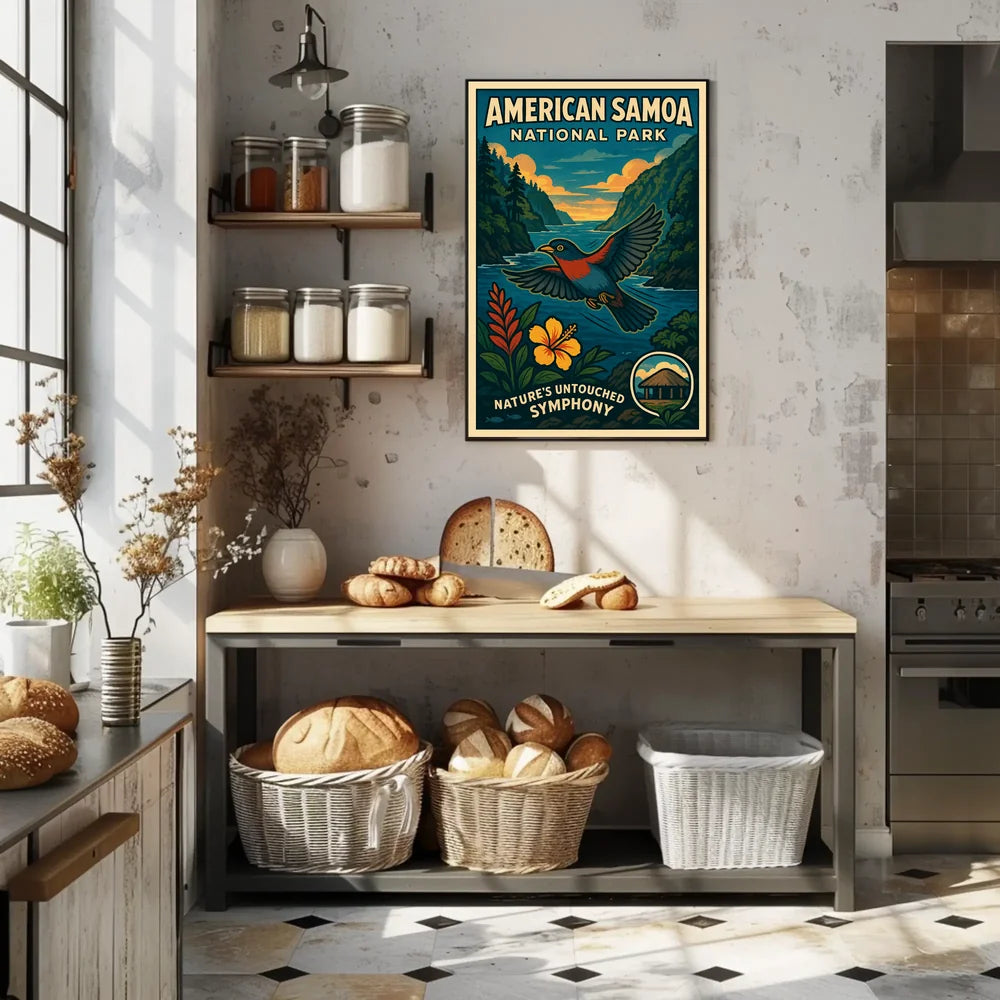 American Samoa National Park Untouched Symphony Poster