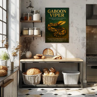 Gaboon Viper Natures Master of Stealth Poster