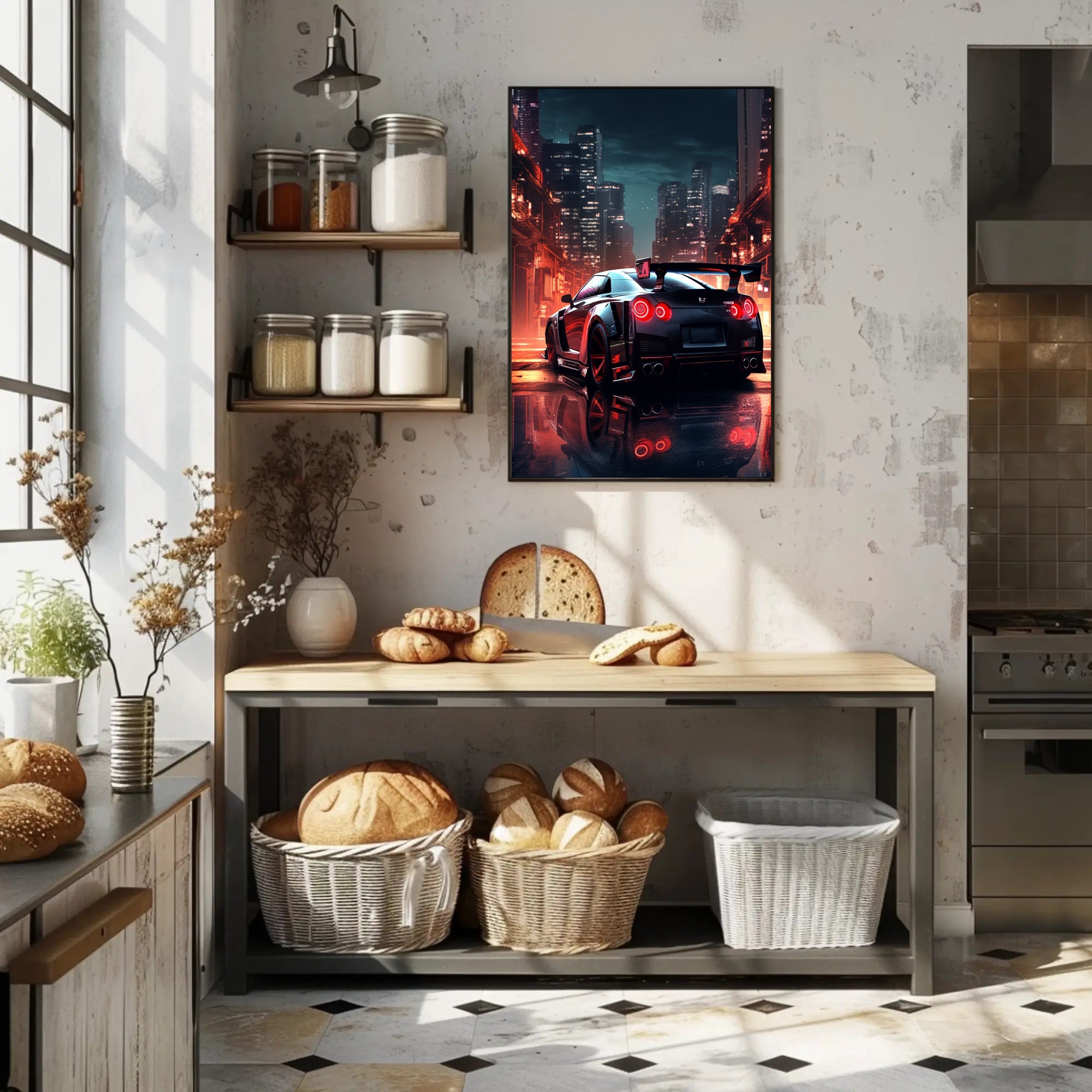 Urban Street Racer Poster PosterGoat