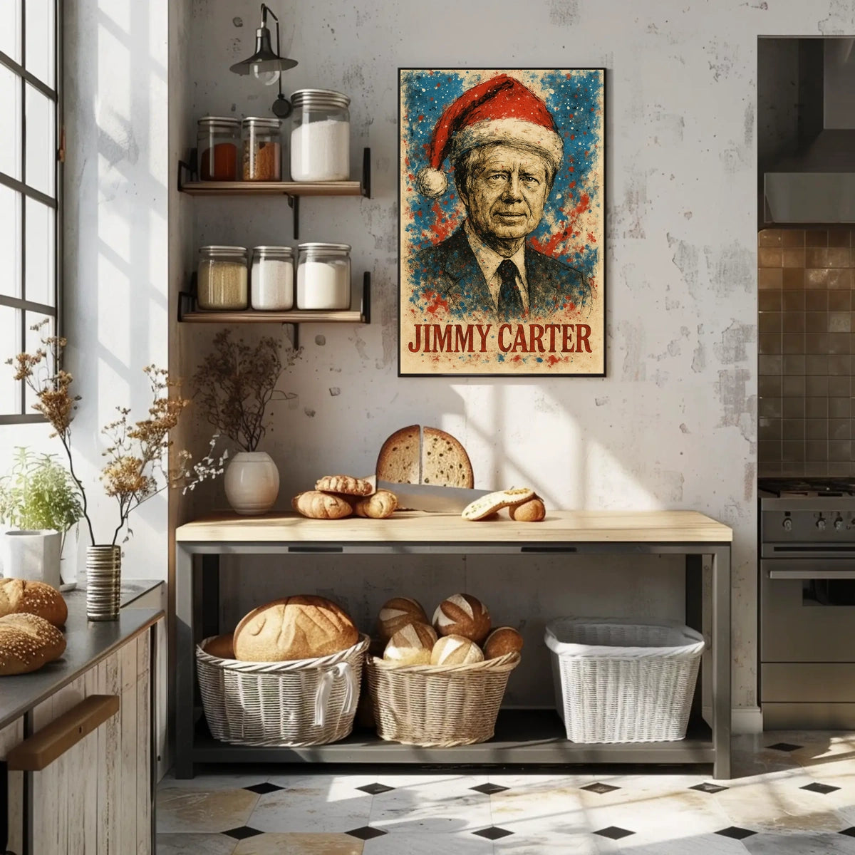 Jimmy Carter 39th President of the United States Christmas SeriesPoster