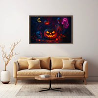 Spooky Halloween Night Gothic Realism Collector Enthusiasts Museum Quality Timeless Wall Art Poster