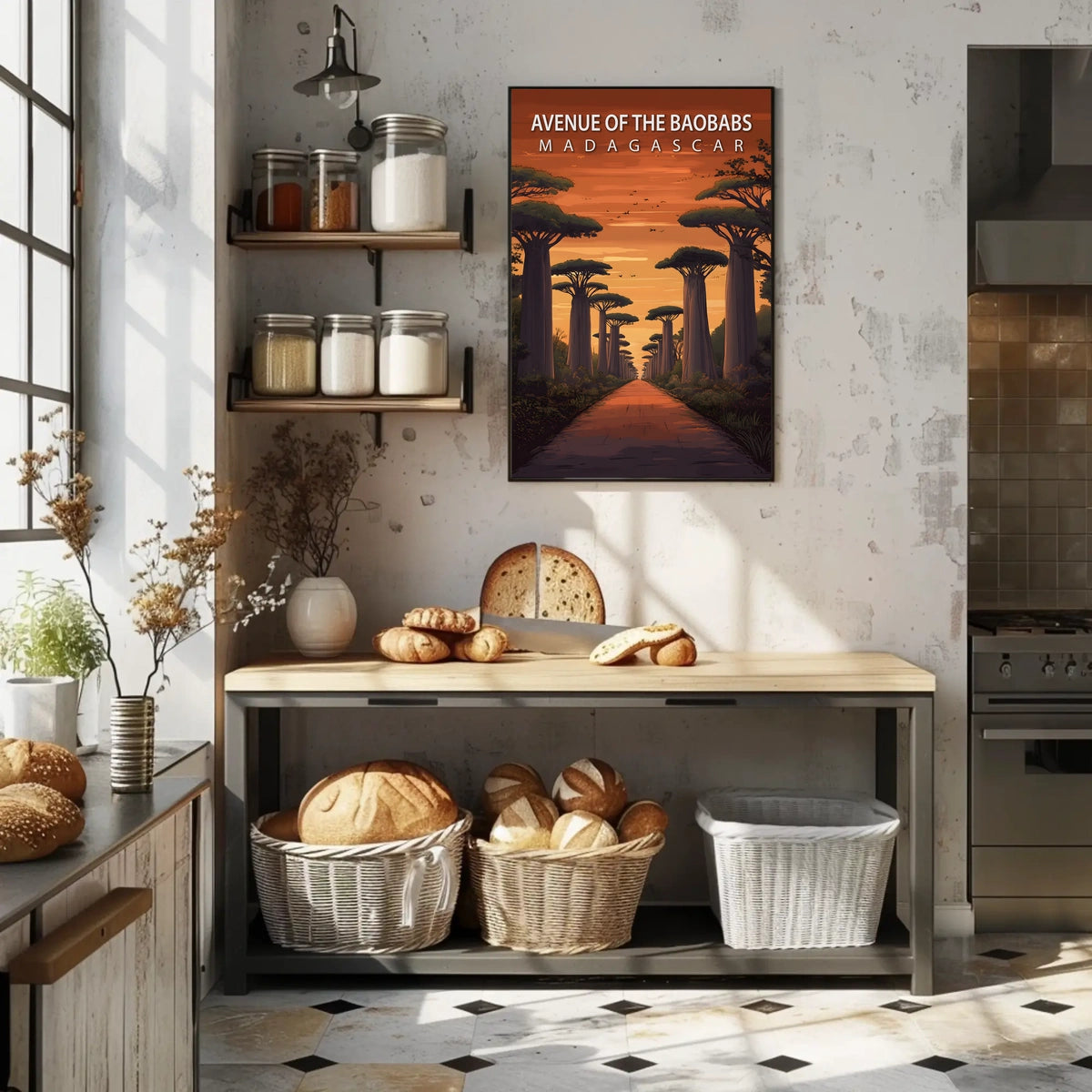 Avenue of the Baobabs Madagascar Poster