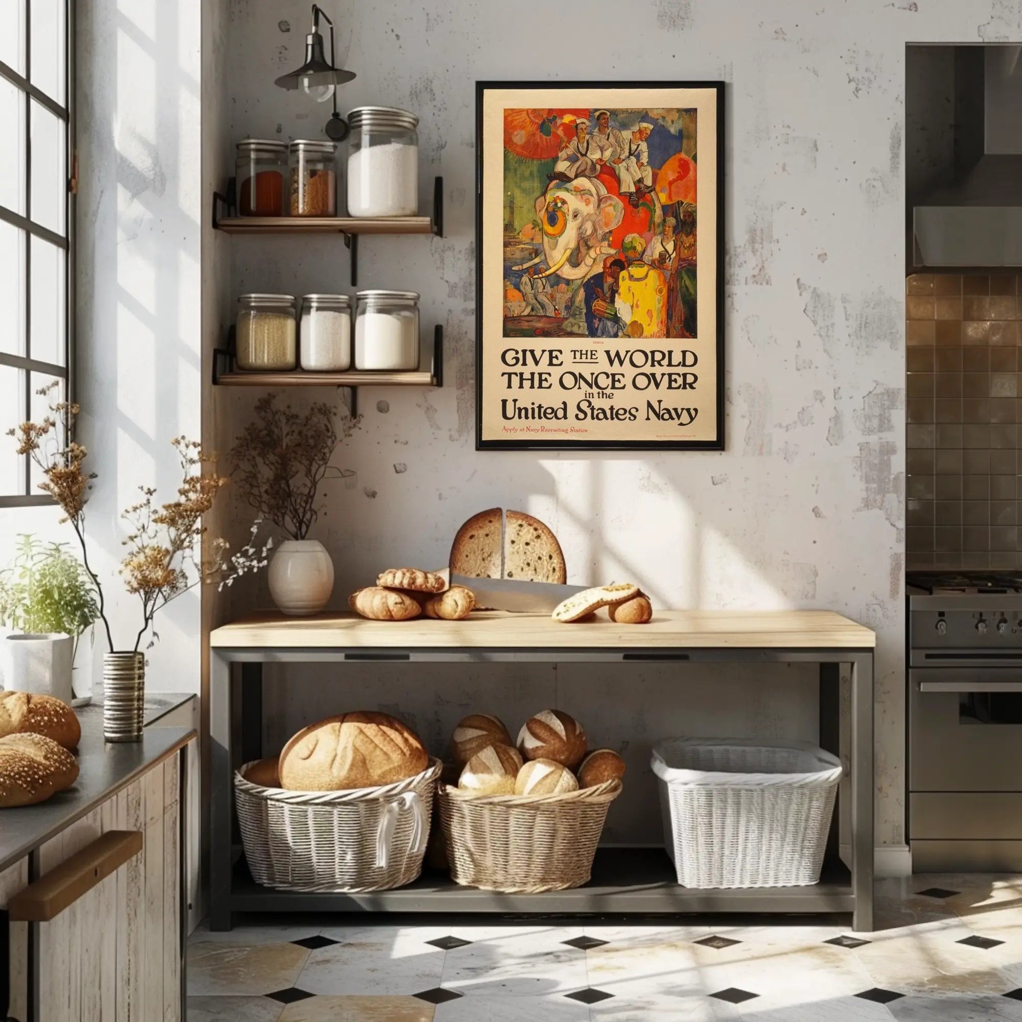 Explore the World with the U.S. Navy Poster PosterGoat