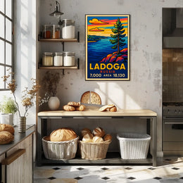 Lake Ladoga Russia Poster