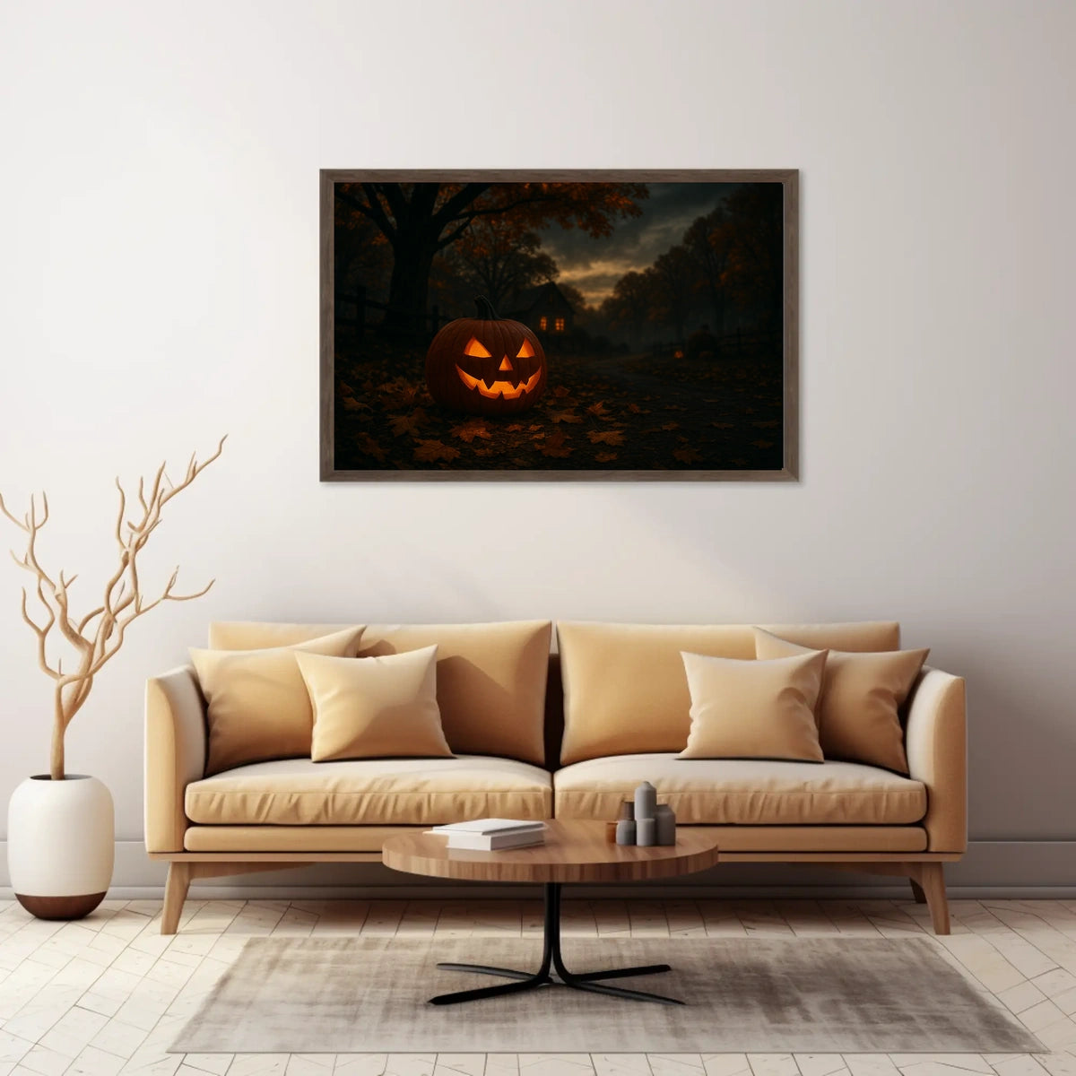 Halloween Night Gothic City Night Collector Poster