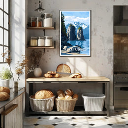 Kenai Fjords Poster Scenic Travel Landscape Wall Art