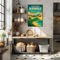 Discover Hawaii Vintage Travel Poster PosterGoat