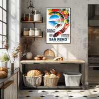 International Circuits in San Remo Poster