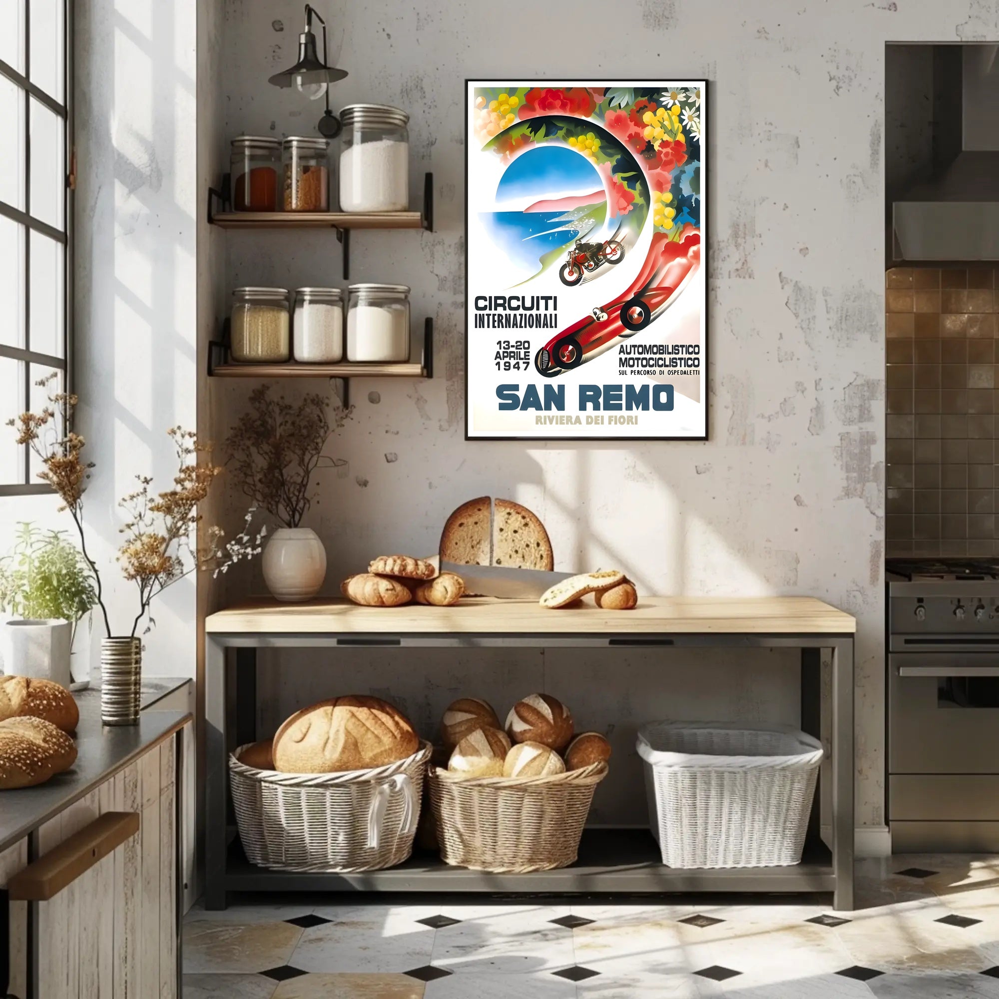 International Circuits in San Remo Poster