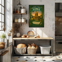 Discover The Heart Of Iowa Poster