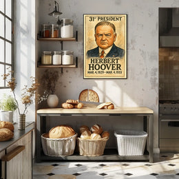 Herbert Hoover 31st President Poster