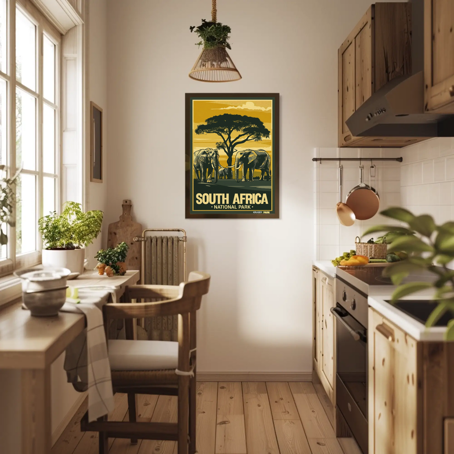 South Africa National Park Vintage Poster