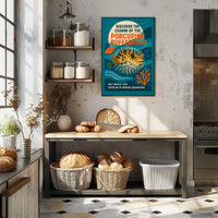 Discover the Charm of the Porcupine Pufferfish Poster